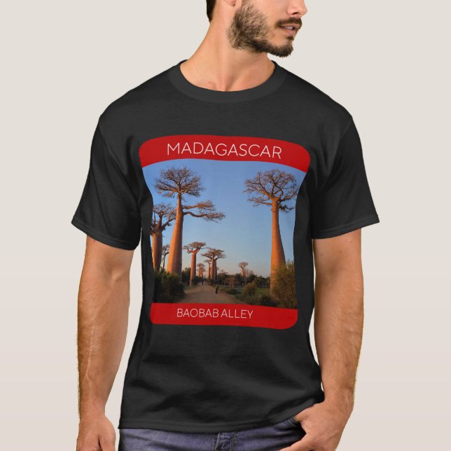 Baobab Alley, Madagascar Travel T-Shirt (Front)