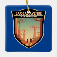 Baobab Avenue Madagascar Travel Badge