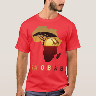 Baobab treesunsets baobab treeAfrica baobab tree T-Shirt