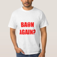 Baon Again? Red Text Unisex
