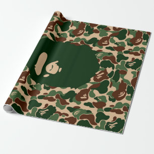 bape Camo monkey hypebeast Wrapping Paper