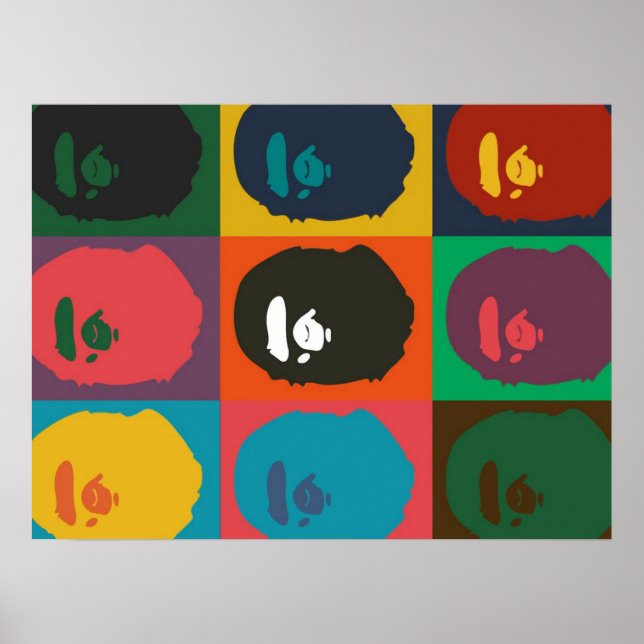 bape monkey hypebeast poster (Front)