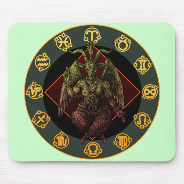 baphomet3 mouse pad (Front)