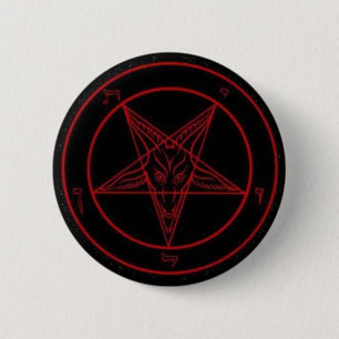 Baphomet 6 Cm Round Badge