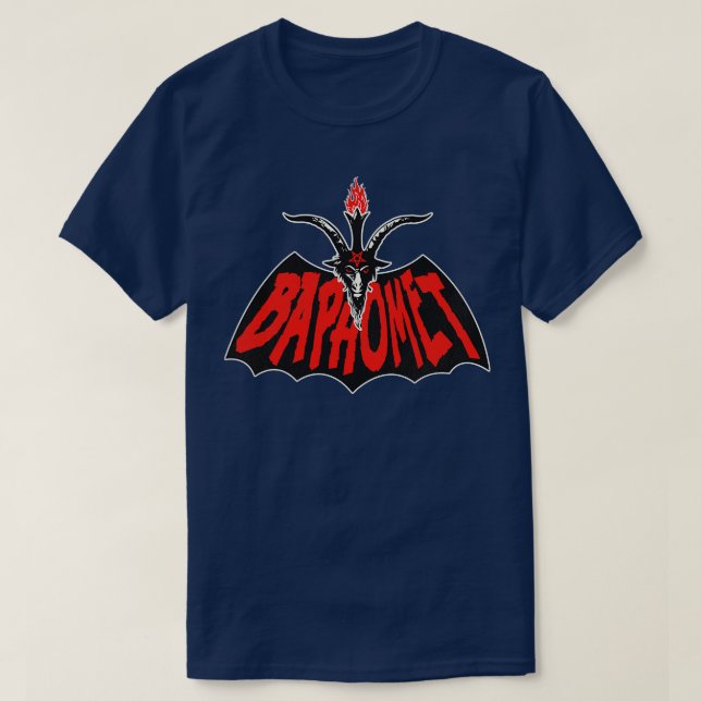 BAPHOMET aka Red Batphomet T-Shirt (Design Front)