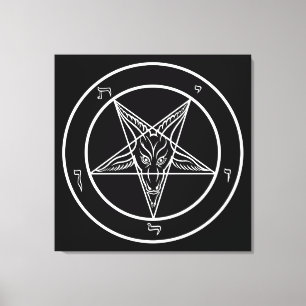 Baphomet BIG 32"x32" Art on Stretched Canvass Canvas Print