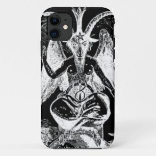 Baphomet Black And White iPhone 11 Case