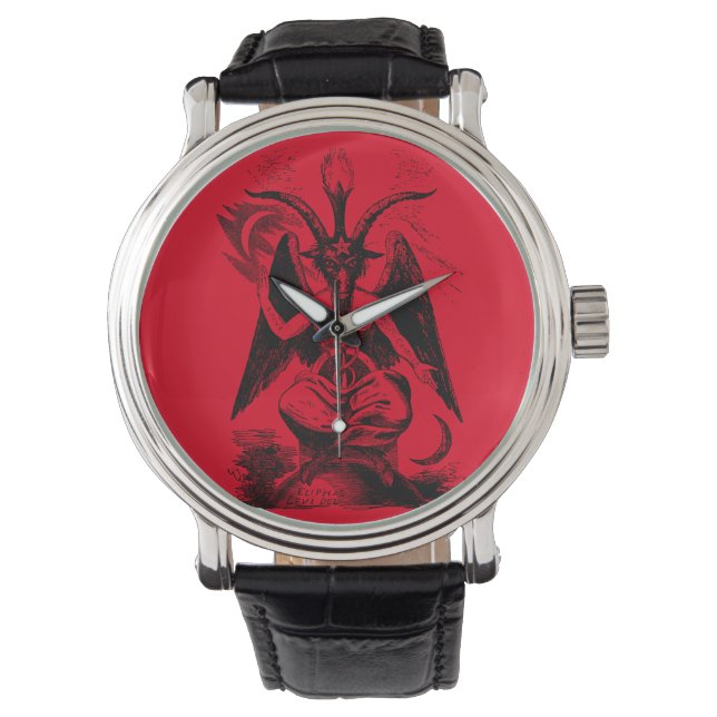 Baphomet - black print watch (Front)