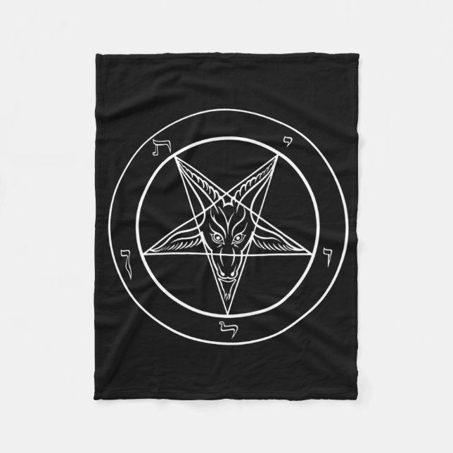 Baphomet blanket 30x40 (Front)