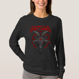 Baphomet Is My Spirit Animal I Satanic Occult Goat T-Shirt