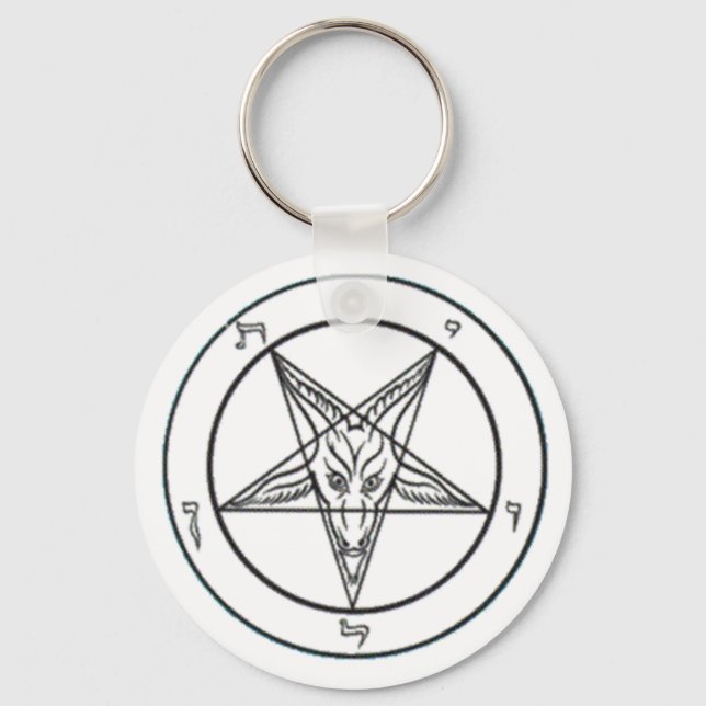 Baphomet Keychain (Front)