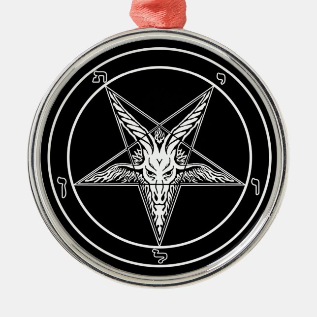 Baphomet Old Style Ornament (Front)