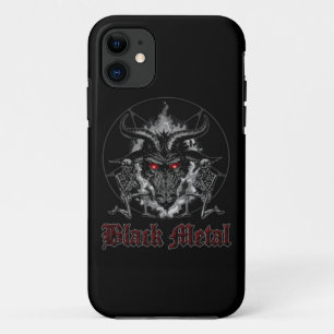 Baphomet Pentagram Black Metal iPhone 11 Case