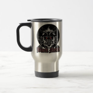 Baphomet Pentagram Black Metal Travel Mug