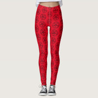 Baphomet Pentagram Satanic Leggings