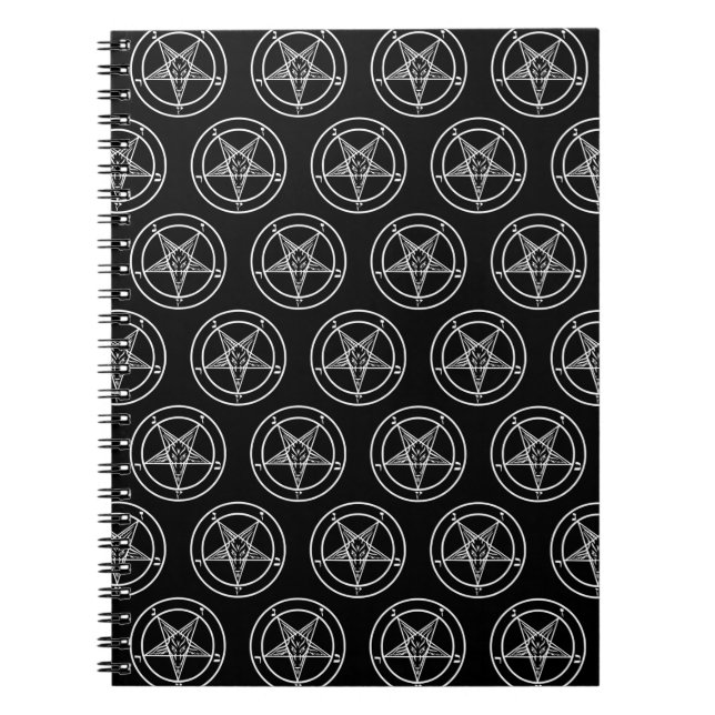 Baphomet Pentagram Satanic Notebook (Front)
