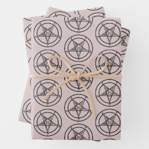 Baphomet Pentagram  Wrapping Paper Sheets