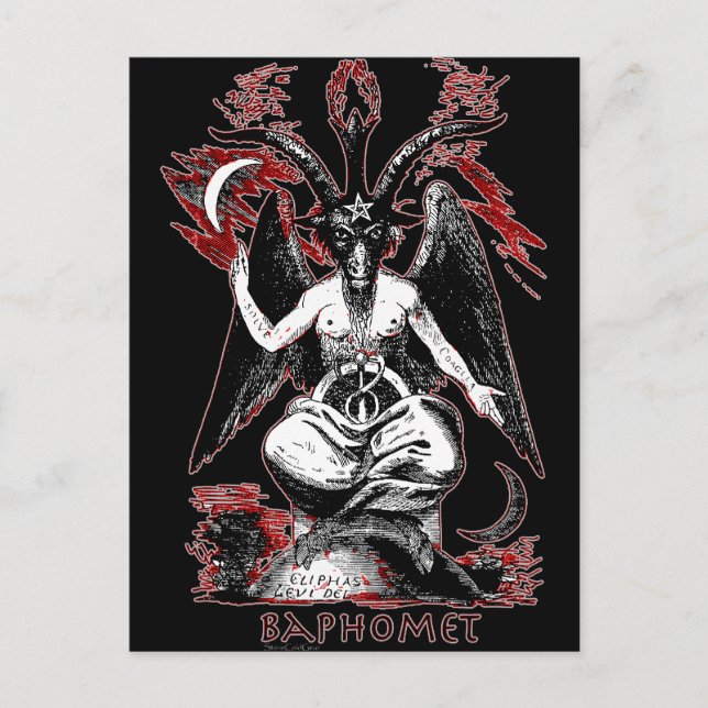 Baphomet Postcard (Front)