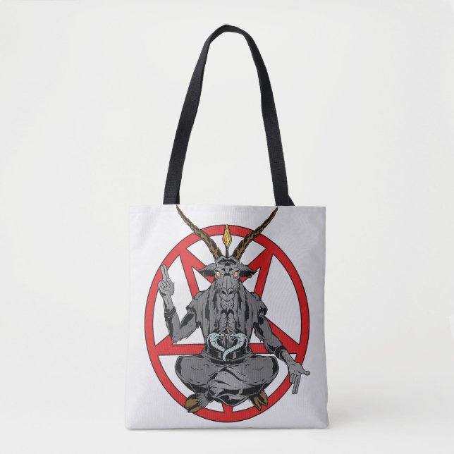 Baphomet roi de l'enfer  tote bag (Front)