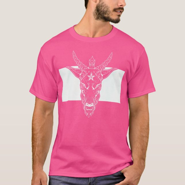 Baphomet Satanic Goat T-Shirt (Front)