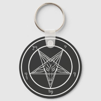 Baphomet Sigil CoS Key Ring