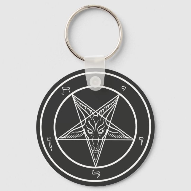 Baphomet Sigil CoS Key Ring (Front)