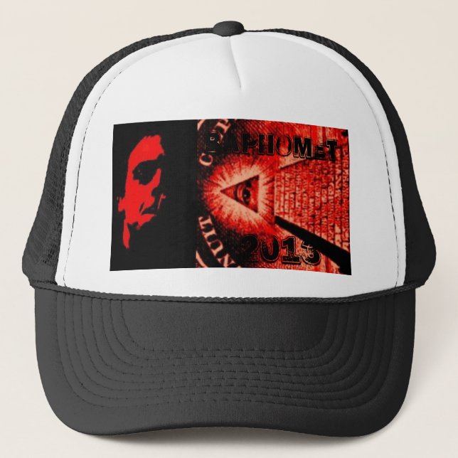baphomet special trucker hat (Front)