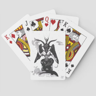 Baphomet, the Sabbatic goat. Playing Cards