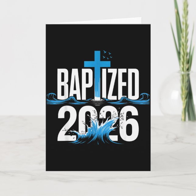 Baptised 2026  card (Front)