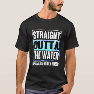 Baptism Adults Kids Funny Outta Water Tee Gifts Id
