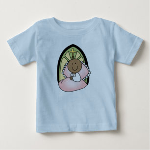 Baptism African American Baby Girl T-Shirt