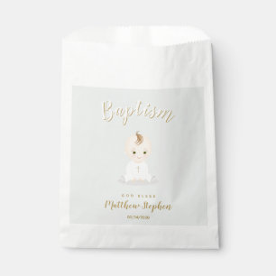 Baptism Baby Boy Favour Bags