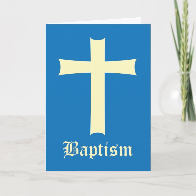 Baptism Boy Card (Front)