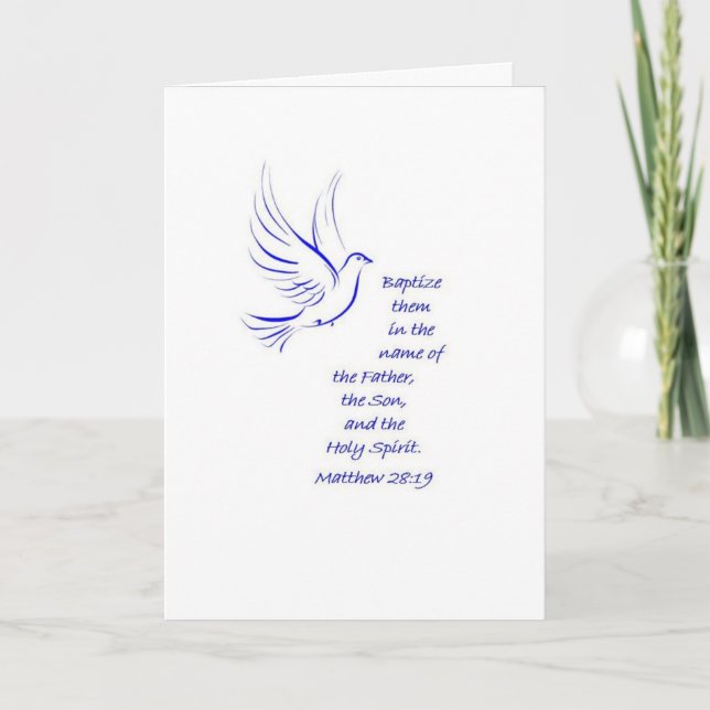 Baptism Card (Front)