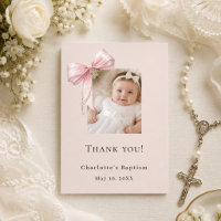 Baptism champagne pink bow photo girl