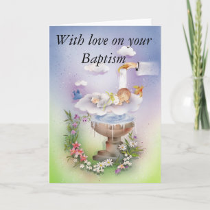 Baptism Christening baby Card