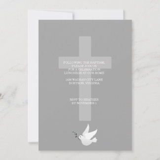 Baptism/ Christening ceremony invite