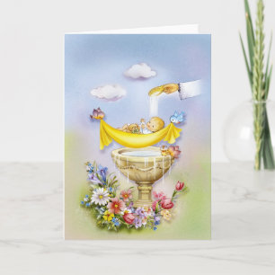 Baptism, christening invitation