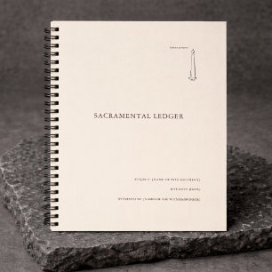Baptism/Confirmation/ Communion Religious Keepsake Notebook