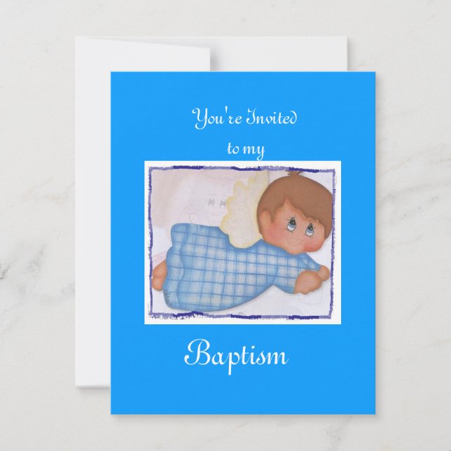 Baptism / Cristening invitation (Front)