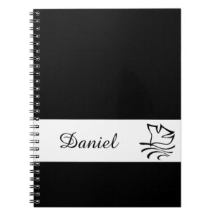 Baptism Dove Notebook-Custom Name Notebook