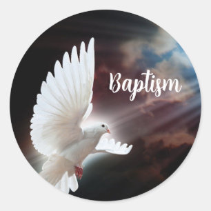 Baptism Dove Sticker