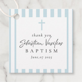 Baptism Favour Tag