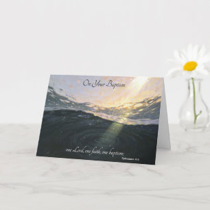 Baptism for Adult Card