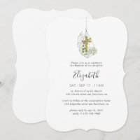 Baptism For Her Modern Country Foliage Terrarium