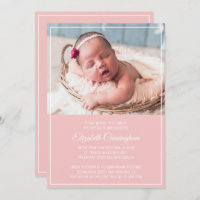 Baptism For Her | Modern Simple Frame