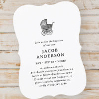 Baptism For Him Classic Elegant Baby Buggy