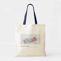 Baptism For Him Modern Minimalist Custom Photo