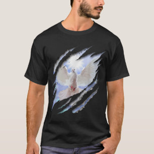 Baptism Holy Spirit White Dove Baptised Christian T-Shirt