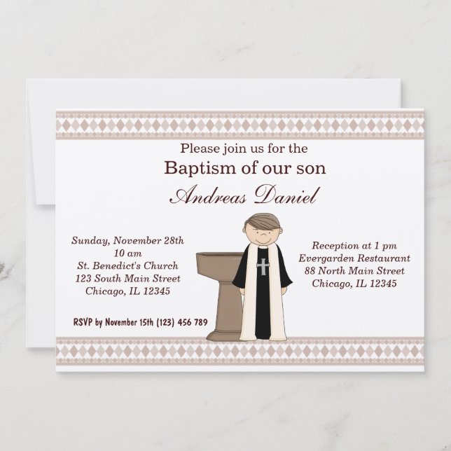 Baptism Invitation (Front)